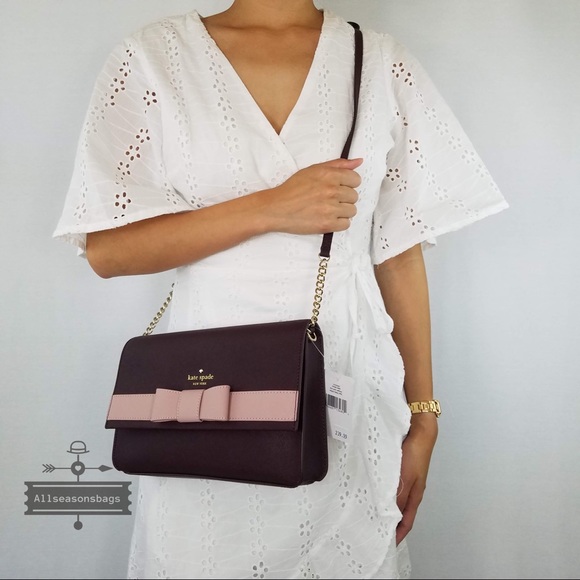 Kate spade Kirk park Veronique crossbody mahogany - Picture 7 of 8